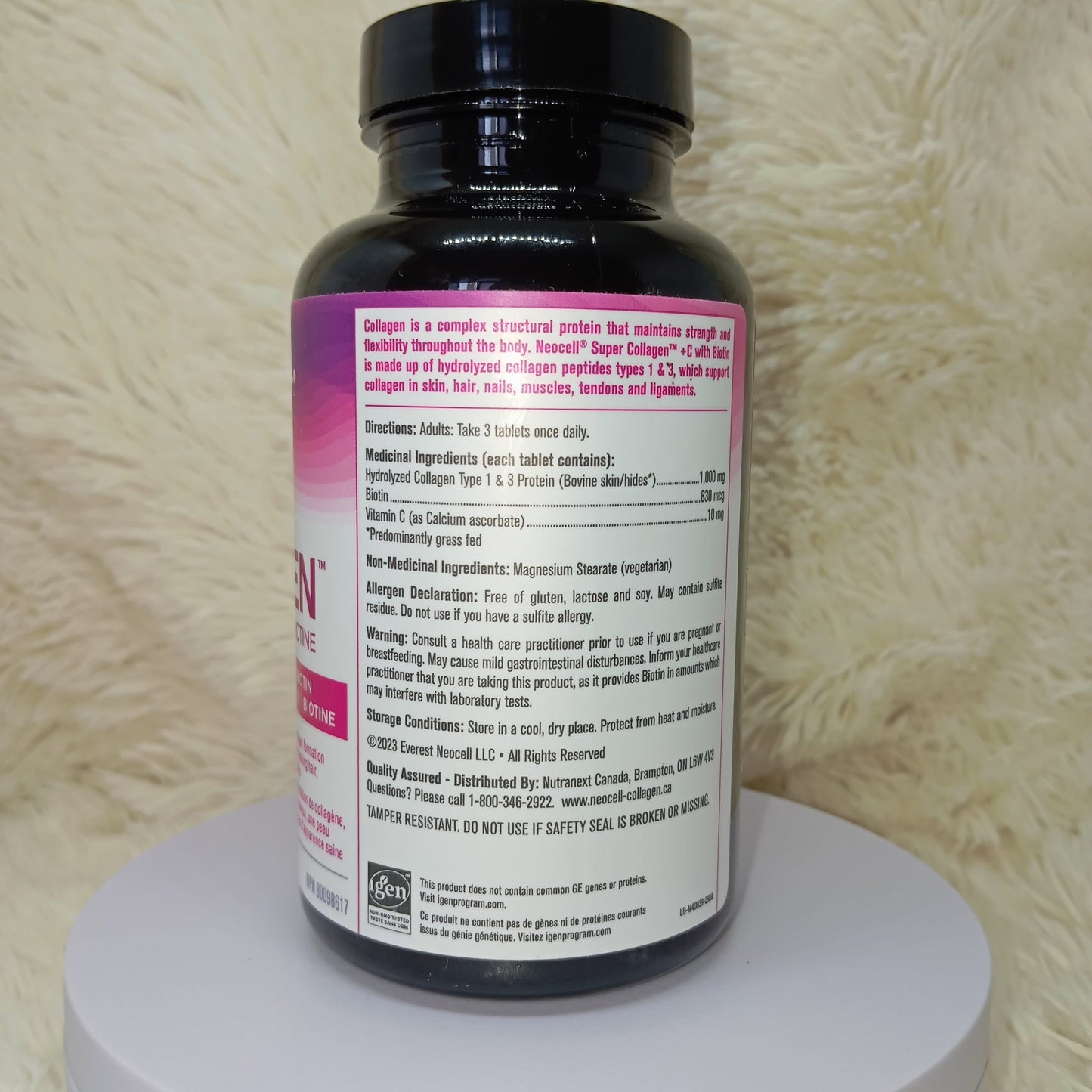 NeoCell Super Collagen +C with Biotin 90 Tablets
