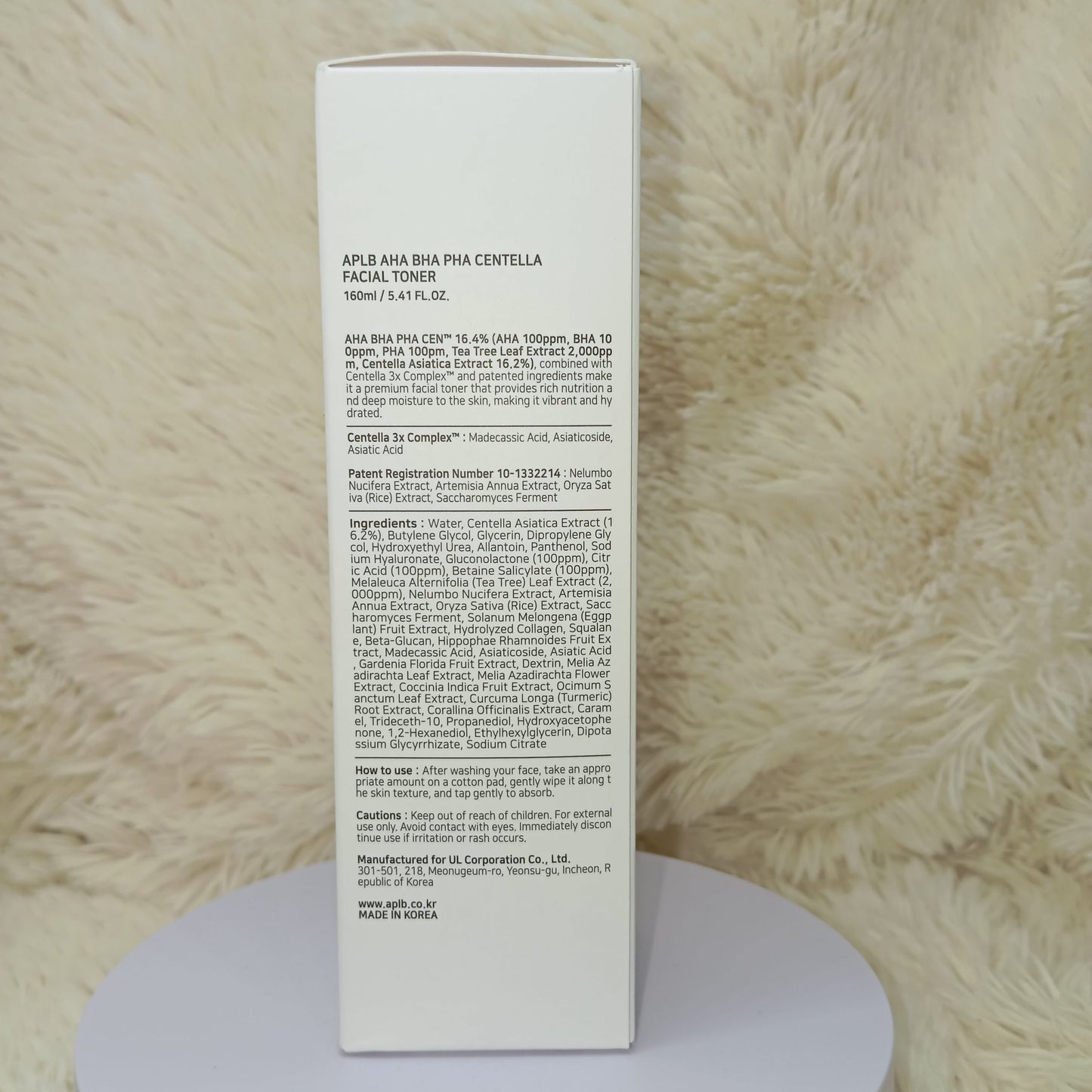 APLB AHA BHA PHA Centella Toner 160ml