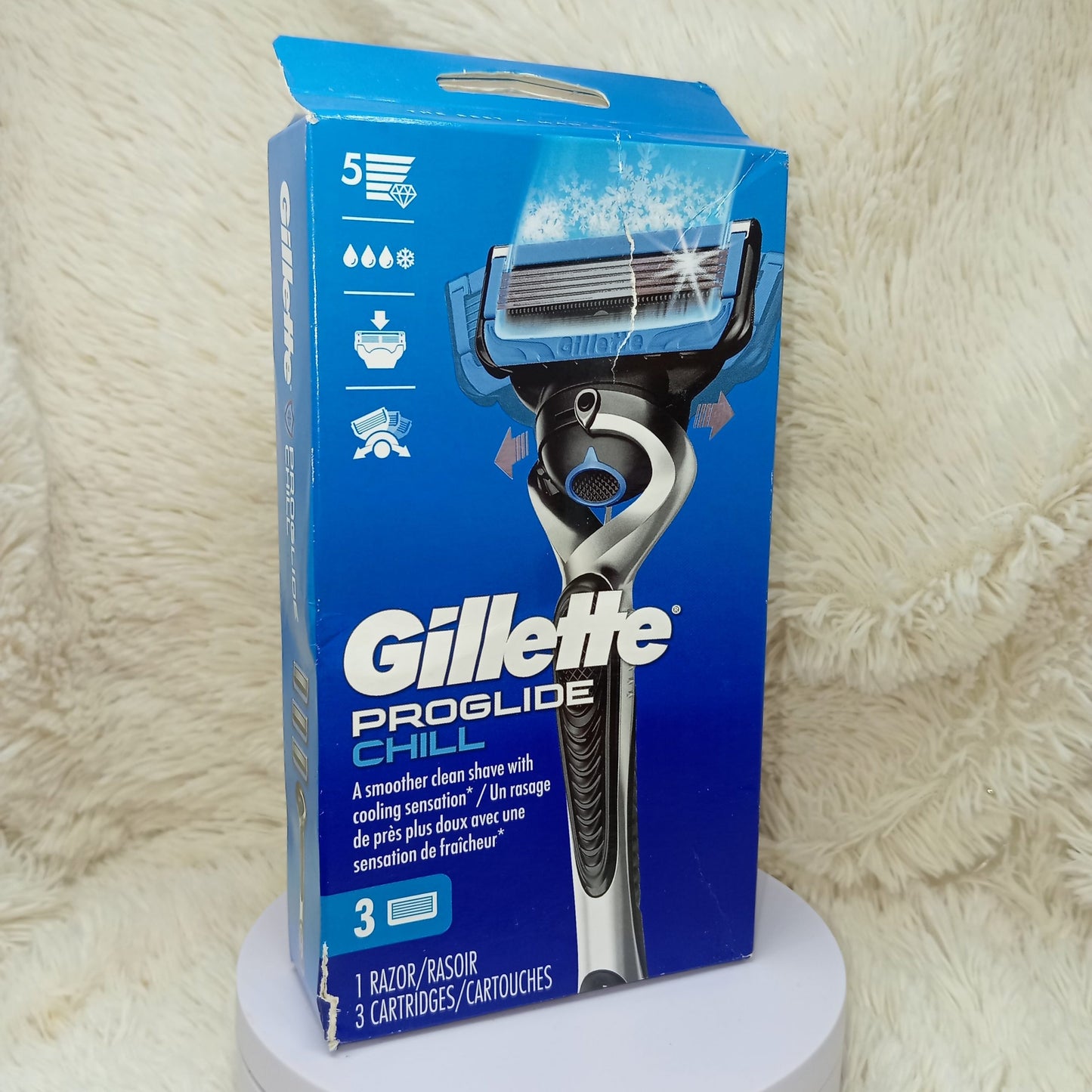 Gillette ProShield Chill Razor Set + 3 Refills