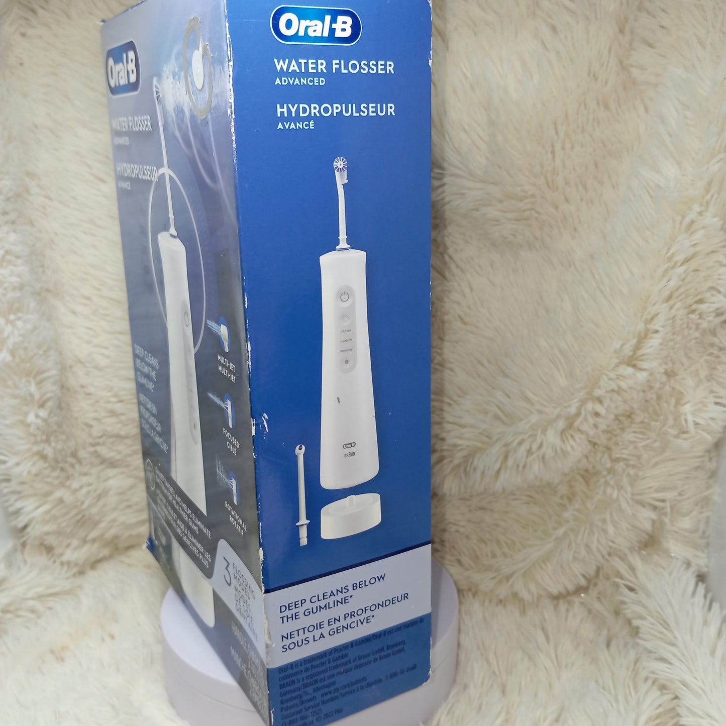 Oral-B Water Flosser Advanced Portable Oral Irrigator (White)