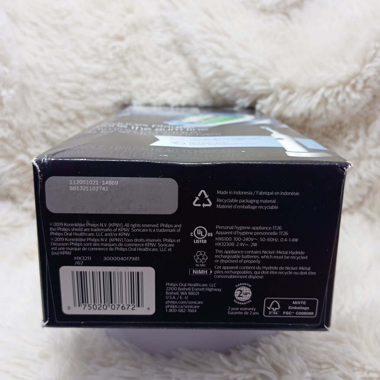 Philips Sonicare DailyClean 2100 with SimplyClean BH (Navy)