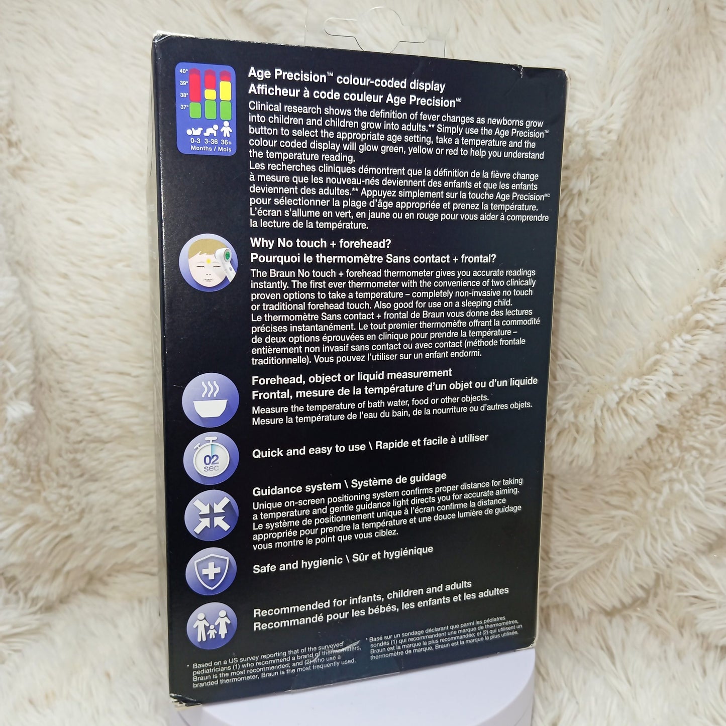 Braun BNT400CA No Touch + Touch Forehead Thermometer