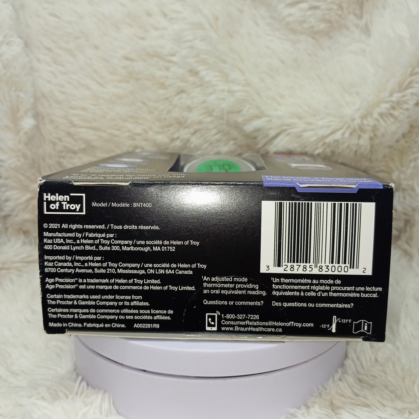 Braun BNT400CA No Touch + Touch Forehead Thermometer