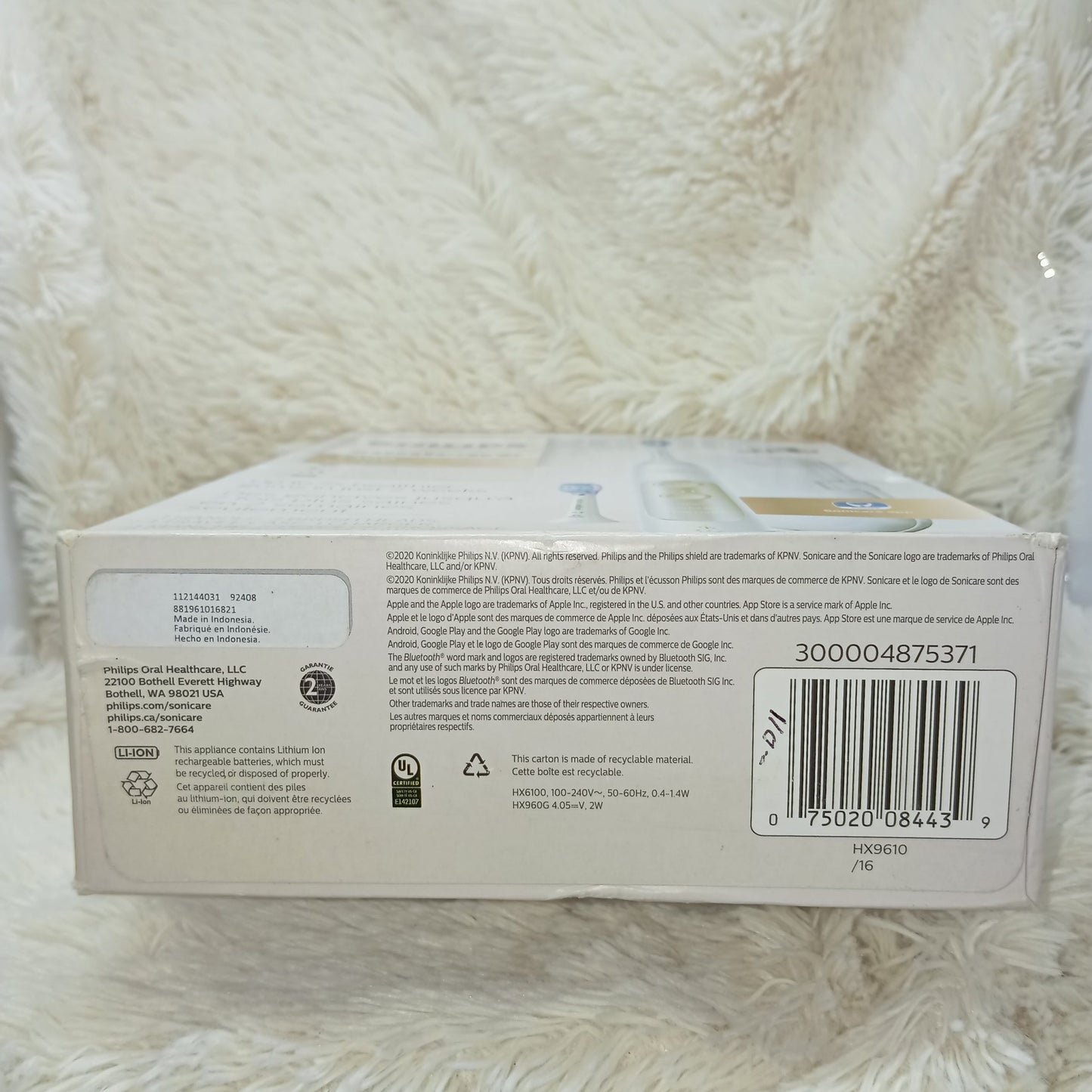 Philips Sonicare ExpertClean 7300 Rechargeable Electric Toothbrush