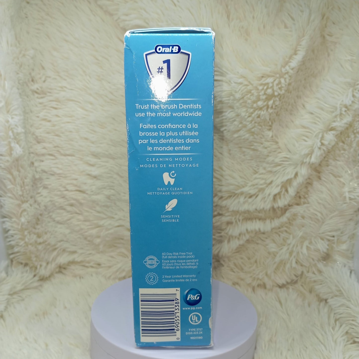 Oral-B Pro 400 3D White Vitality Electric Toothbrush (Blue)
