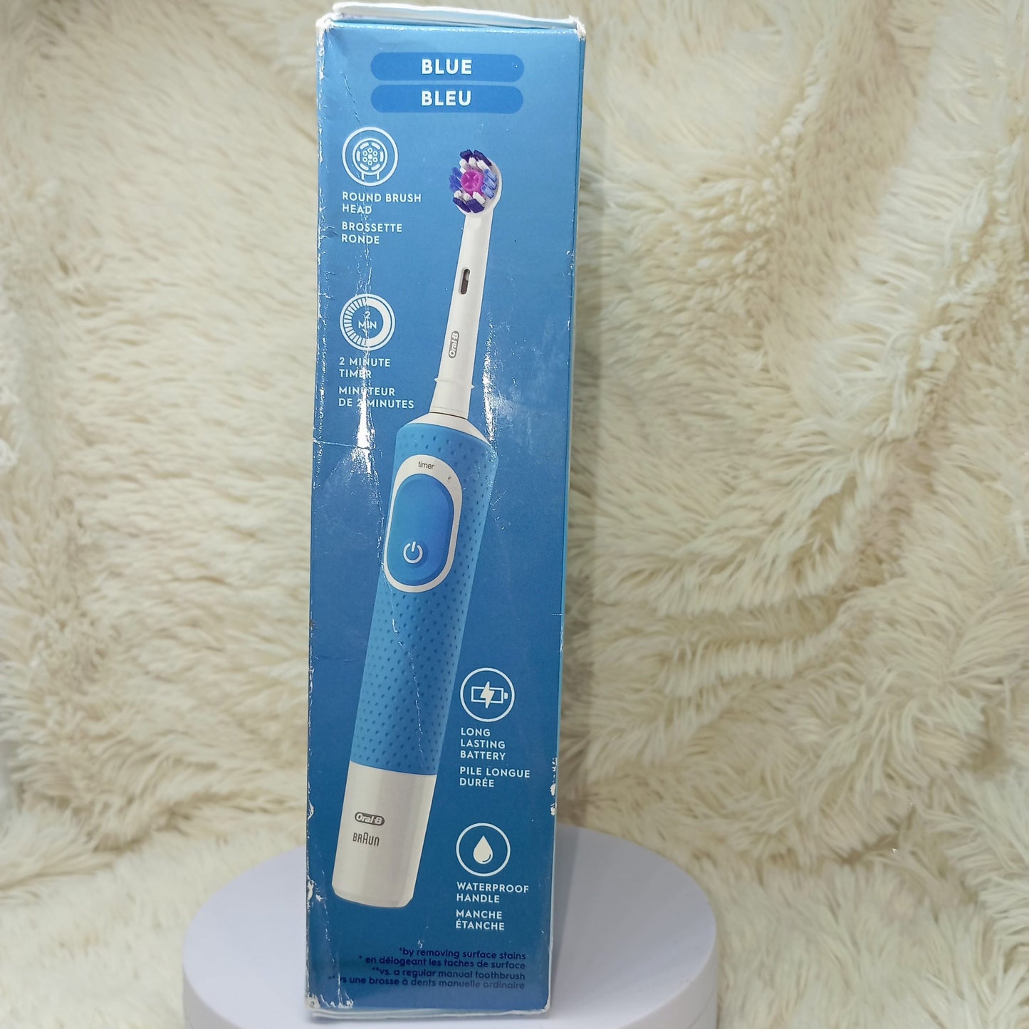 Oral-B Pro 400 3D White Vitality Electric Toothbrush (Blue)