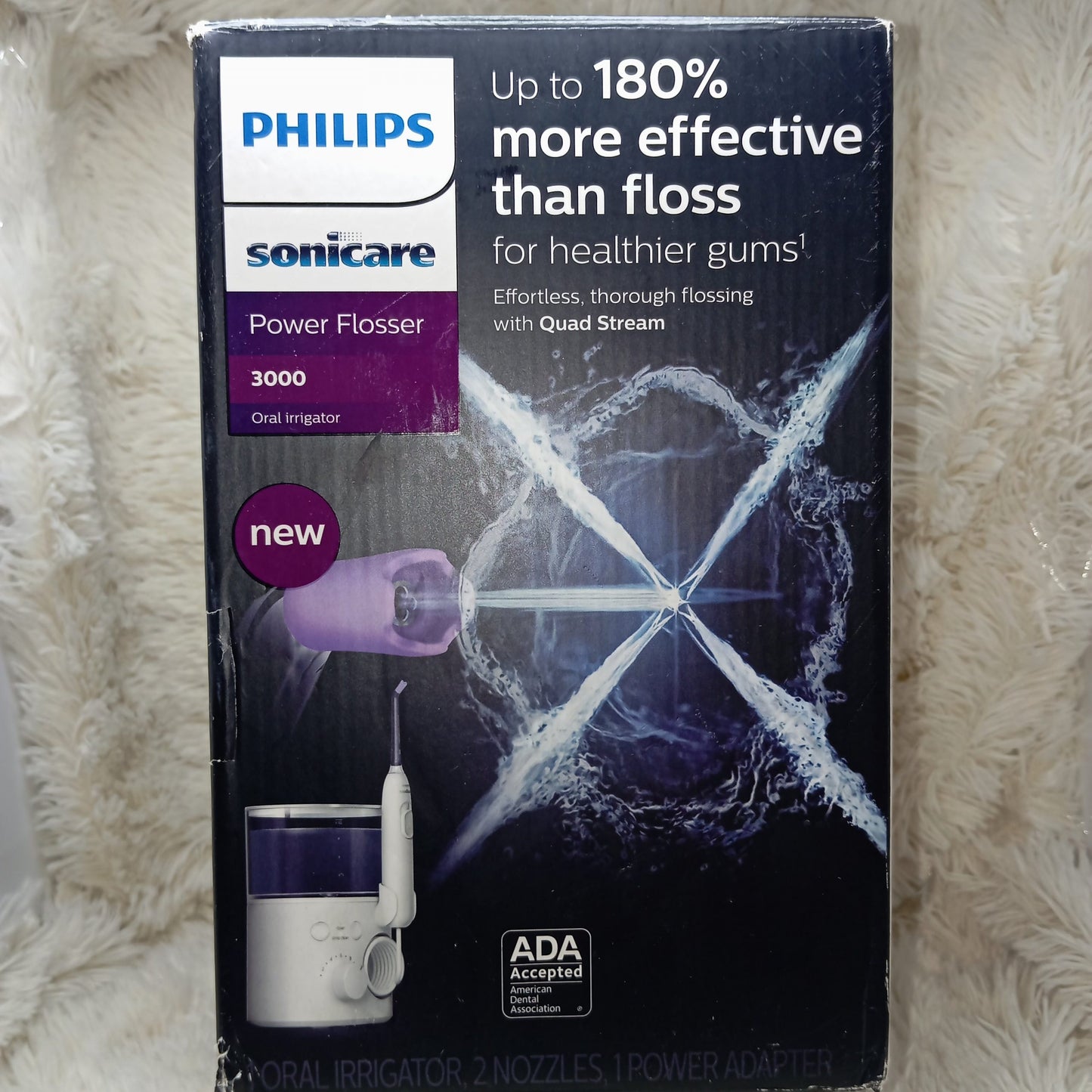 Philips Sonicare Power Flosser 3000, White