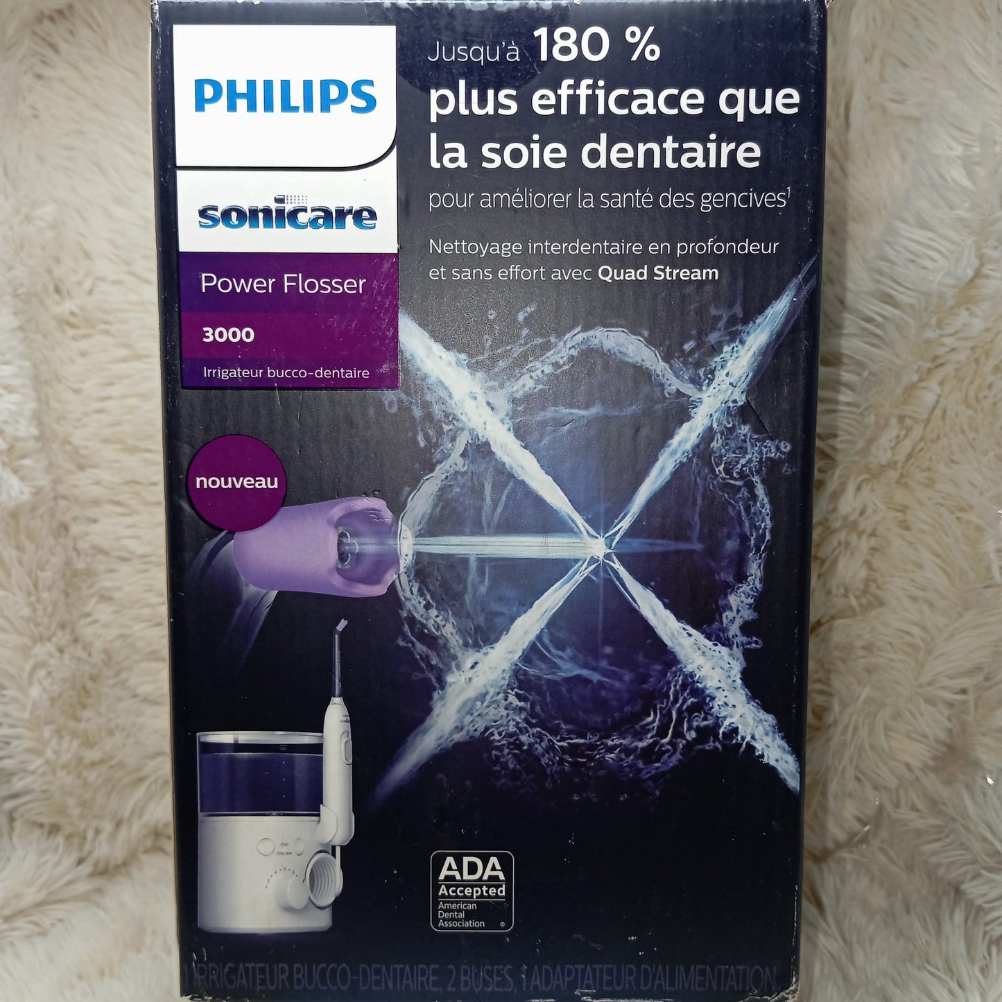 Philips Sonicare Power Flosser 3000, White