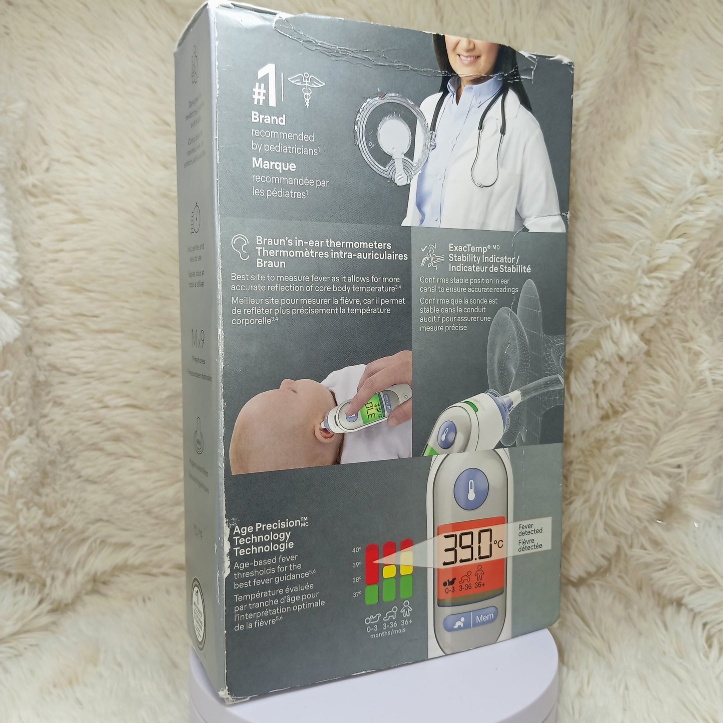 Braun IRT6520CA ThermoScan® 7 Ear Thermometer with Age Precision™ for Baby, Children and Adults