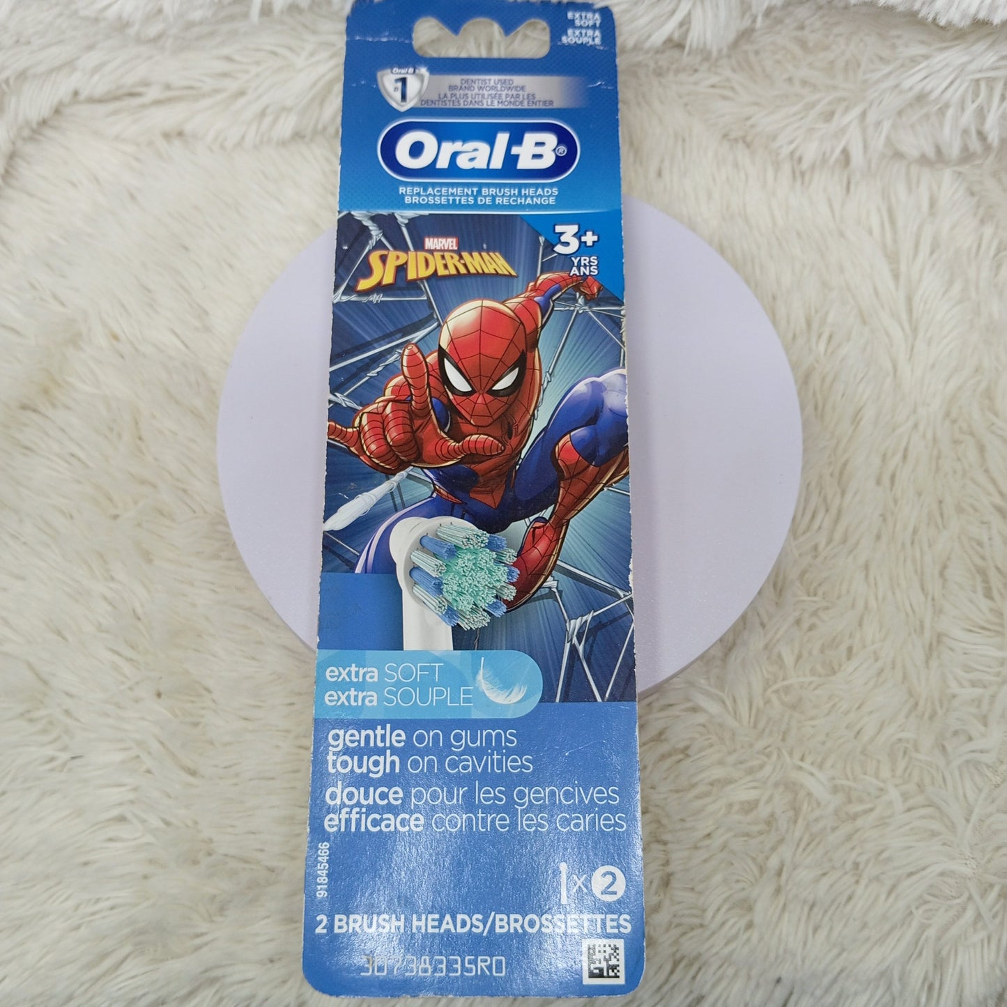 Oral-B Kids Extra Soft Replacement Brush Heads – Spider-Man (2 Pack)