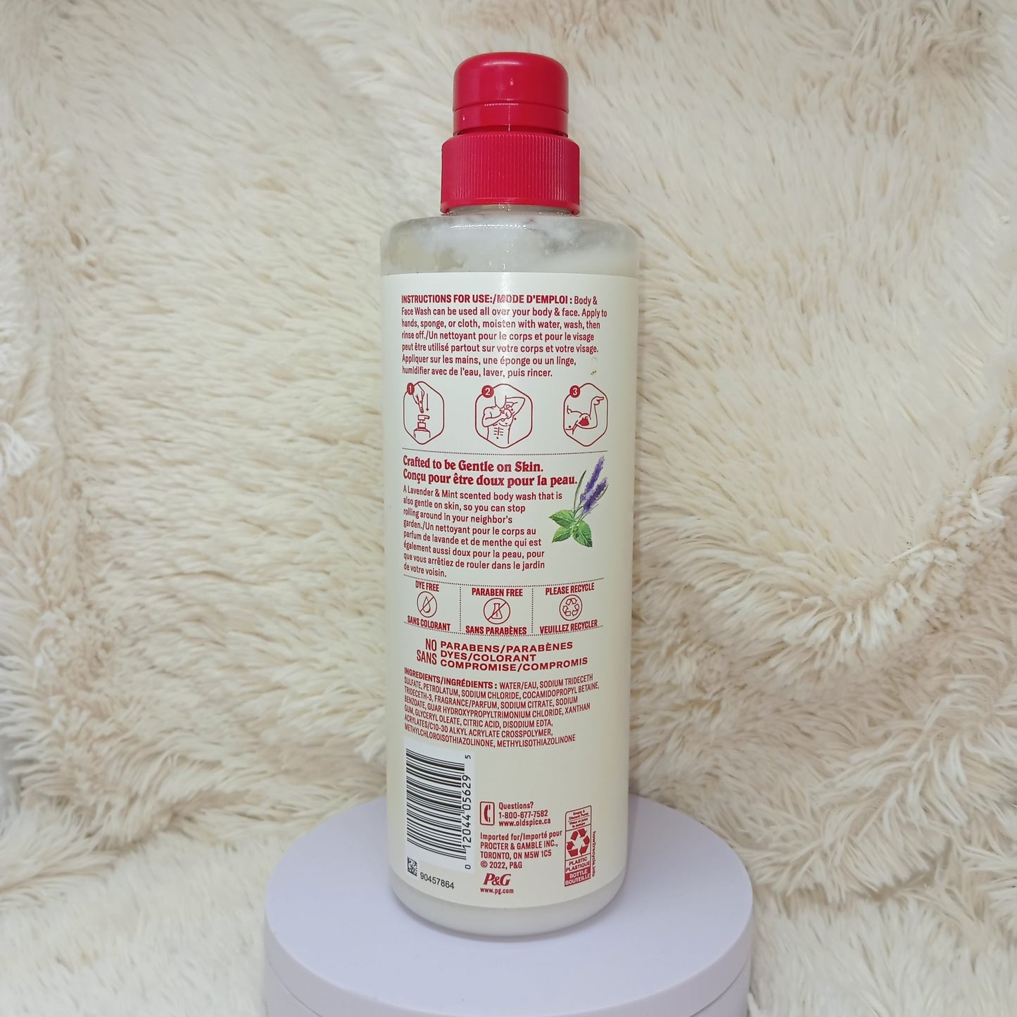 Old Spice Gentleman’s Blend Soothing Body & Face Wash – Lavender & Mint (532ml)