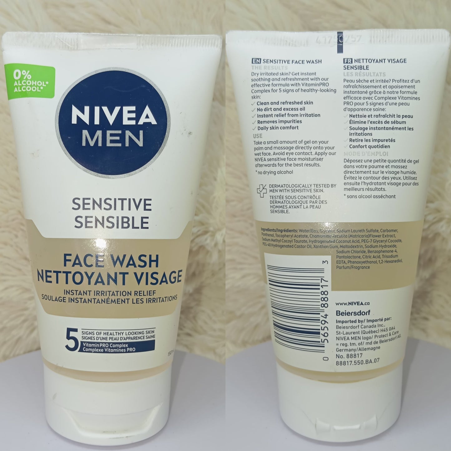 NIVEA Men Sensitive Skin Face Wash 150ml