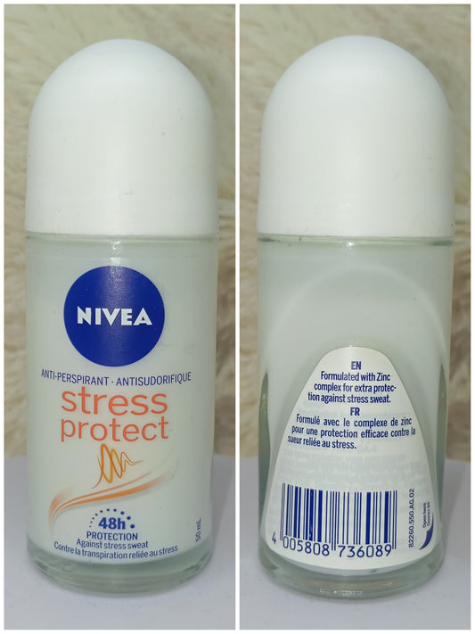NIVEA Stress Protect Zinc Complex Deodorant Roll-On – 50ml