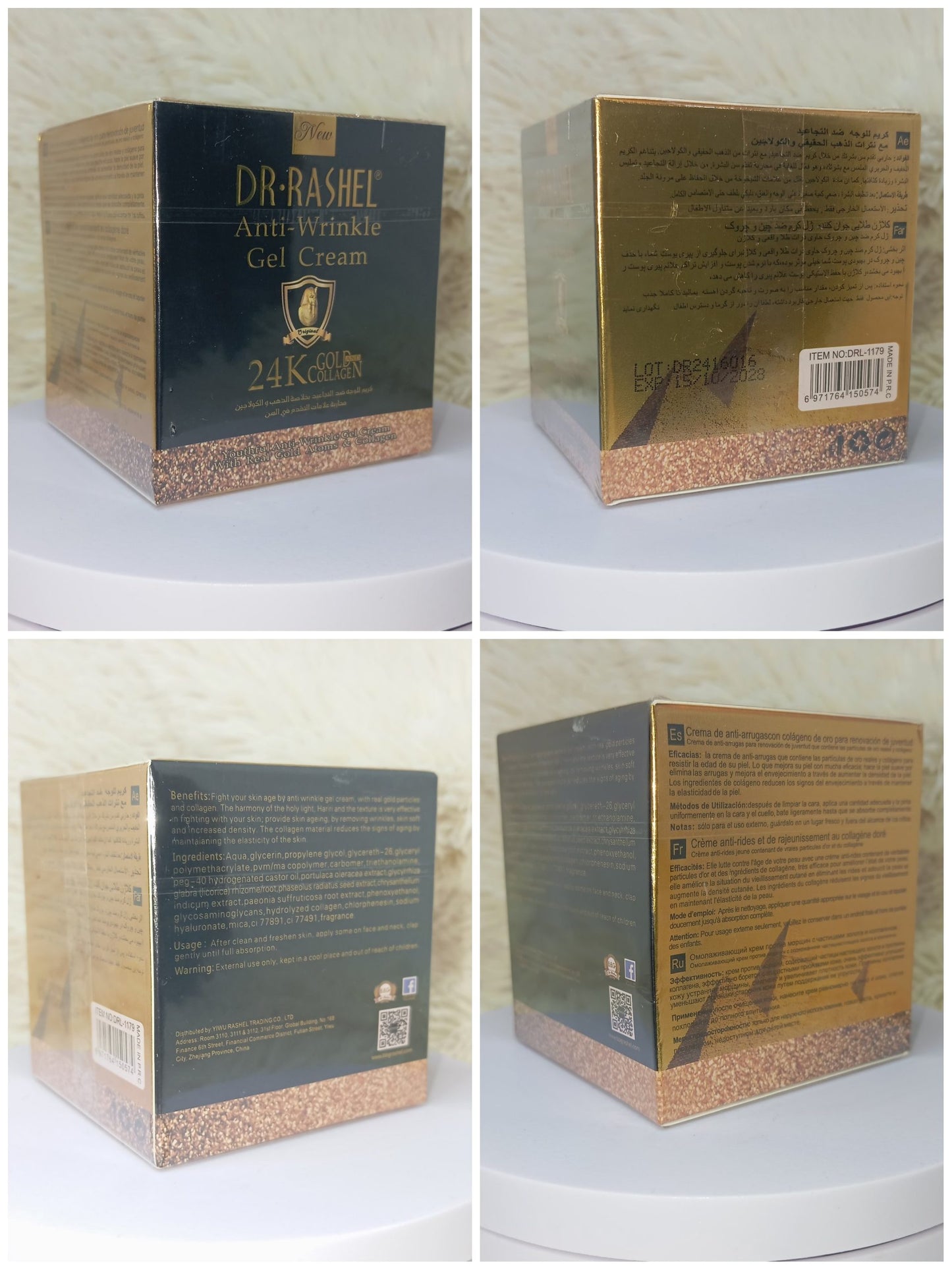 Dr Rashel 24K Gold & Collegen Anti-Wrinkle Gel Cream