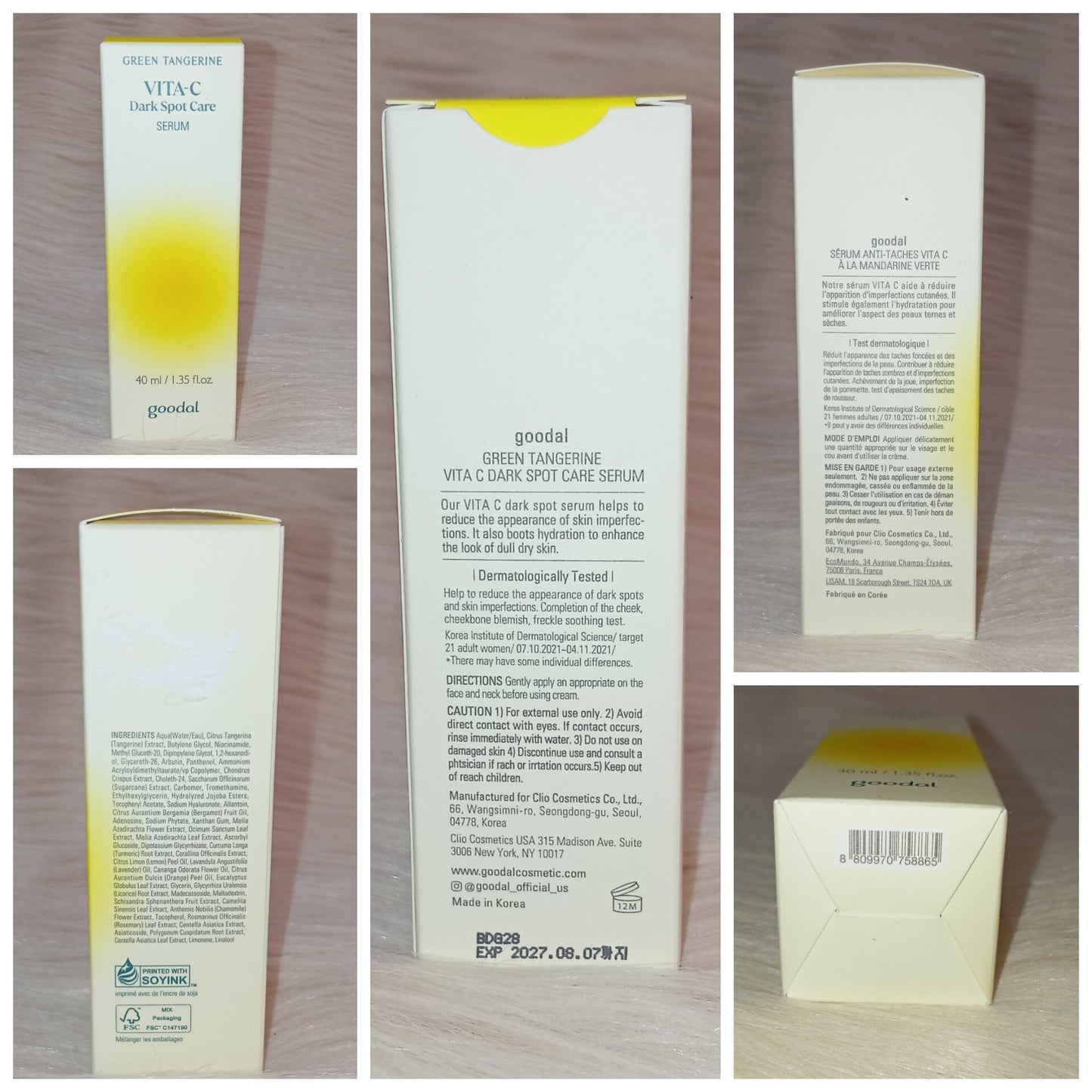 Goodal Green Tangerine Vita C Dark Spot Serum 40ml
