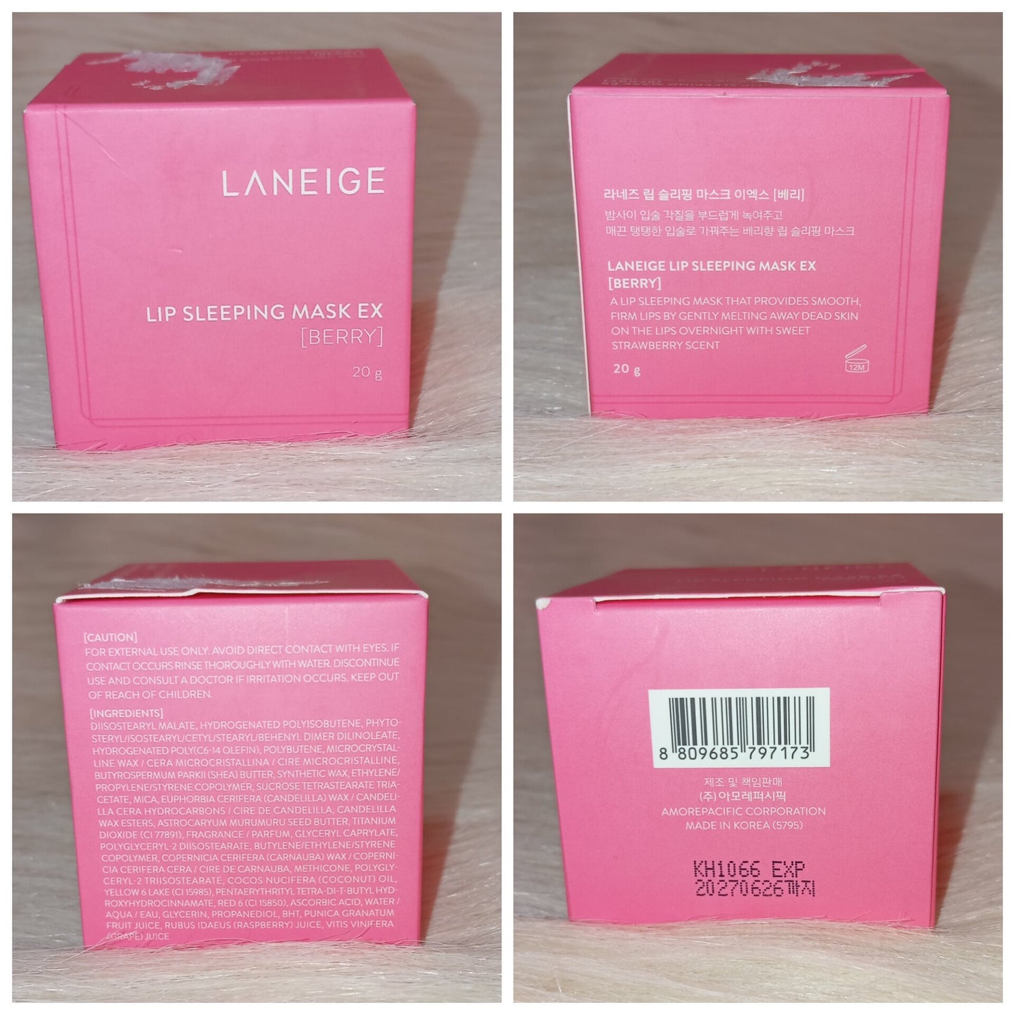 LANEIGE Lip Sleeping Mask Berry EX 20g