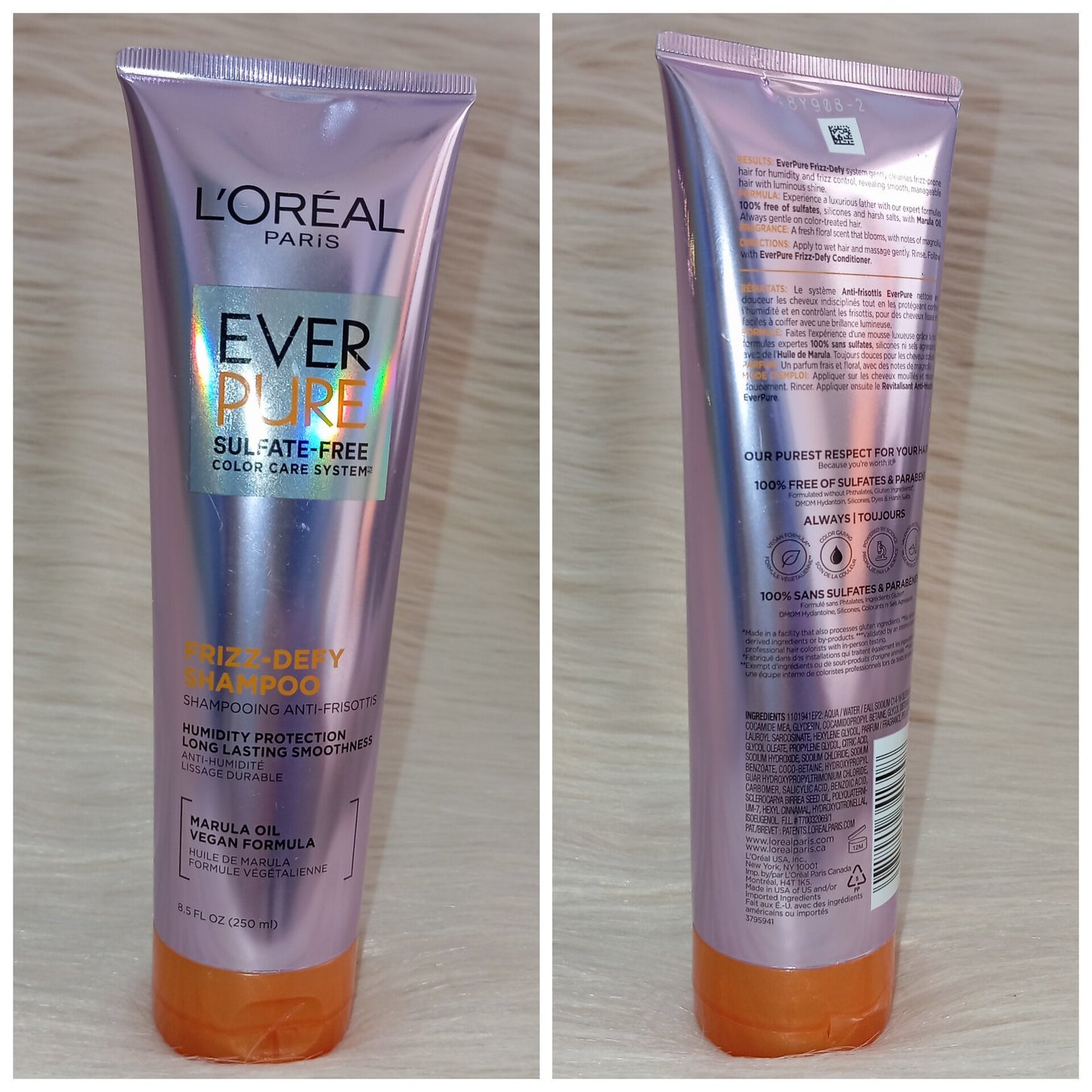 L'Oréal Paris Sulfate-Free Frizz Defy Shampoo 250ml