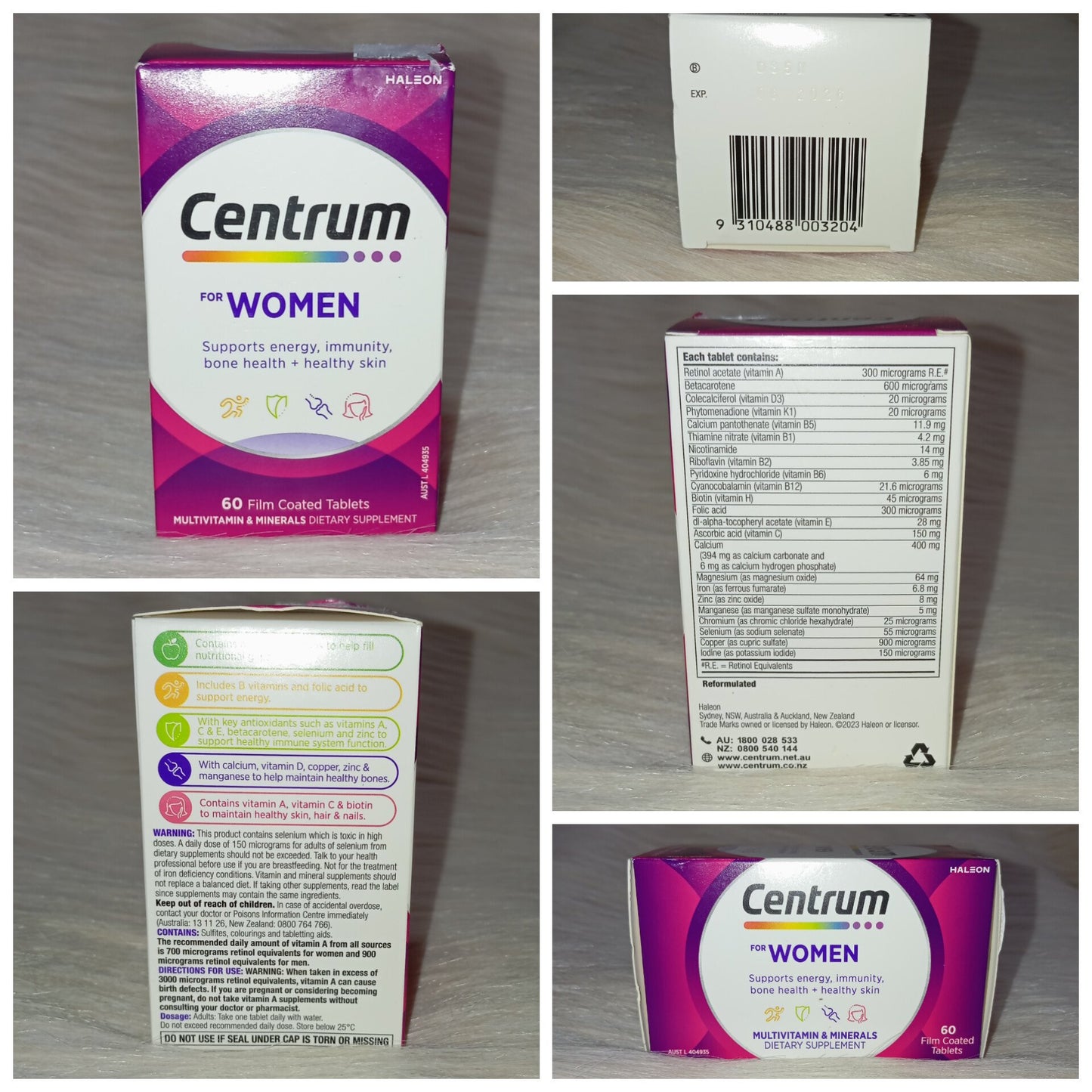 Centrum For Women Multivitamin – 60 Tablets