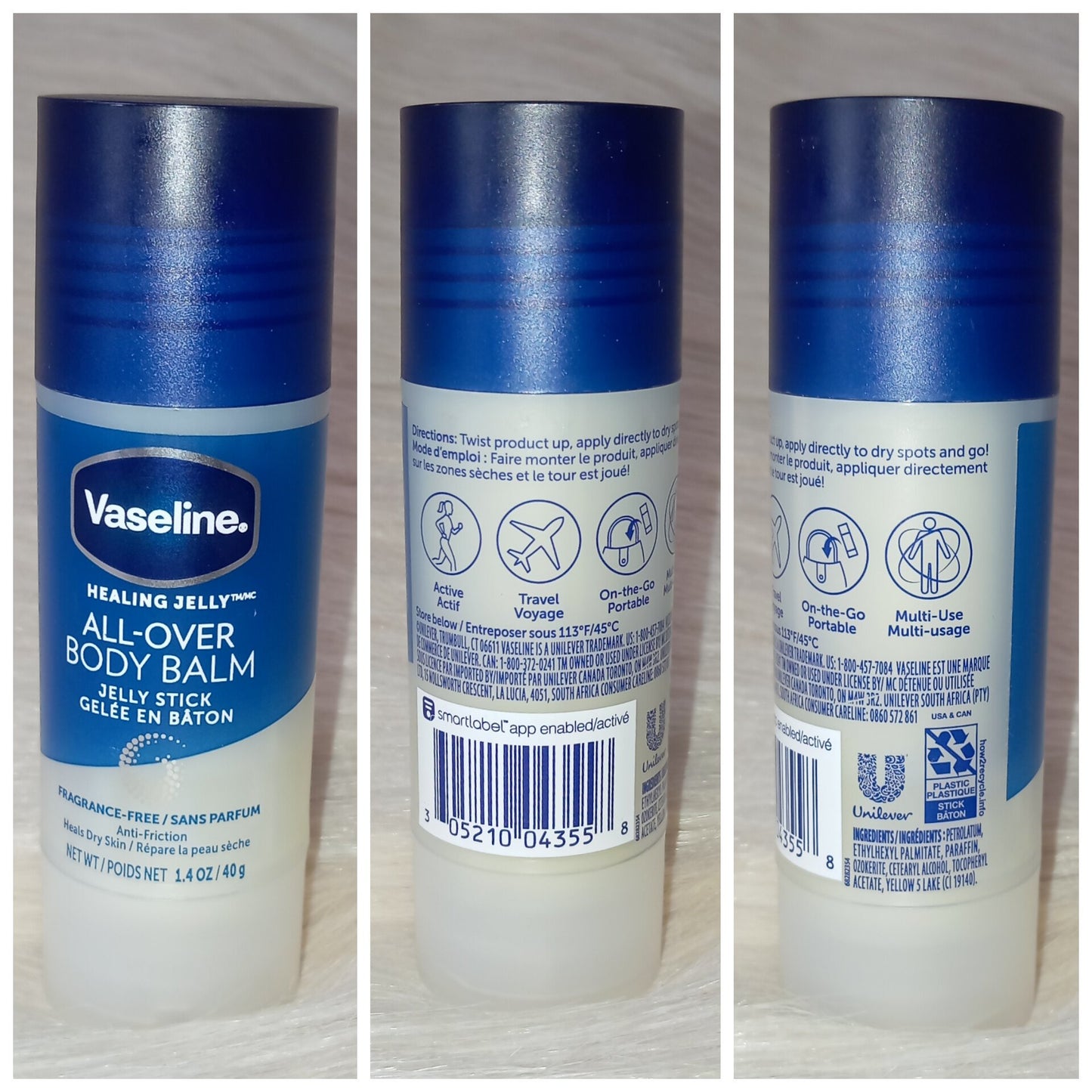 Vaseline Healing Jelly Body Balm Stick 40g