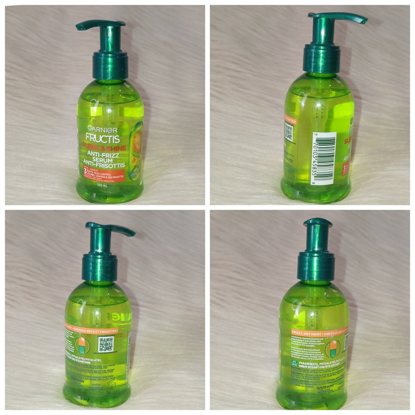 Garnier Fructis Sleek &amp; Shine Anti-Frizz Serum 150ml