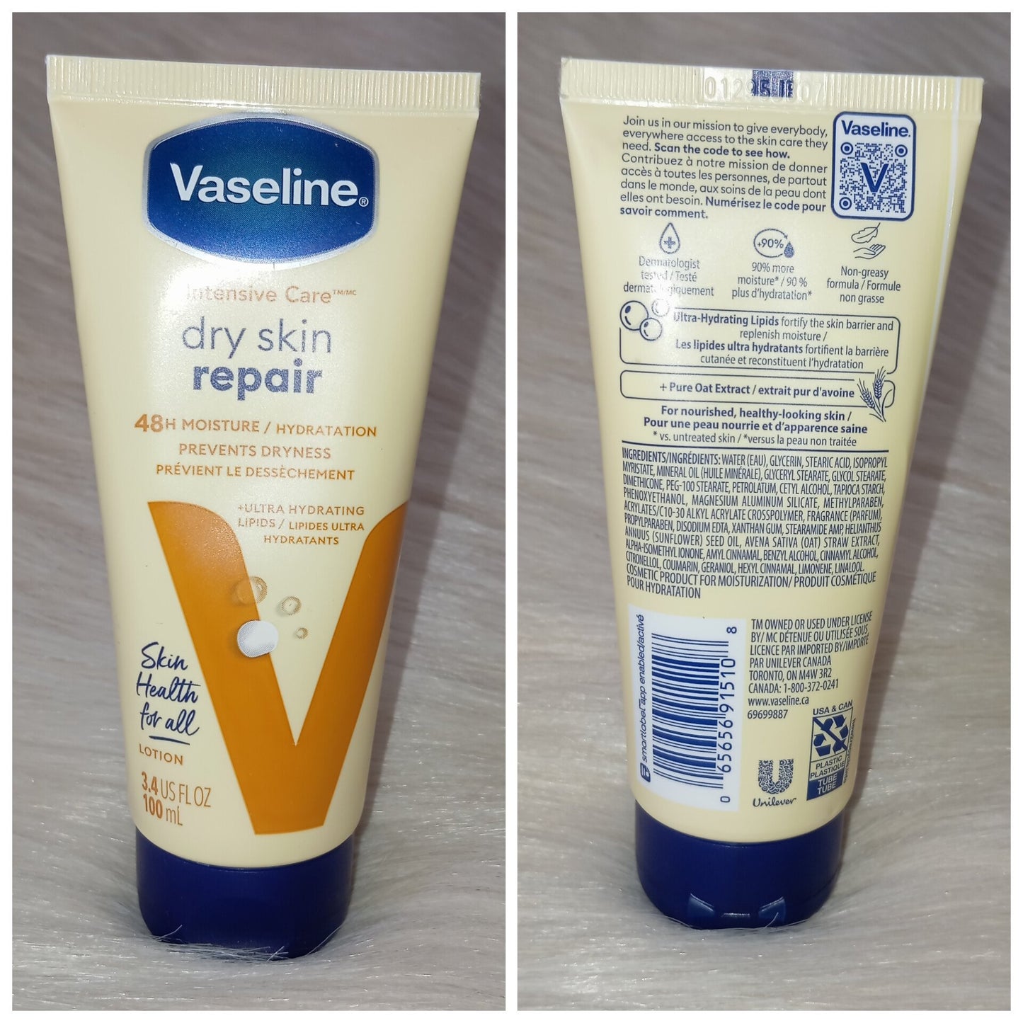 Vaseline Intensive Care Dry Skin Repair Lotion 100ml
