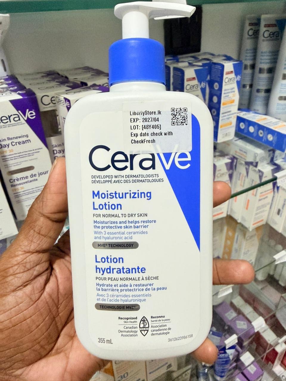 CeraVe Daily Moisturizing Lotion for Dry Skin