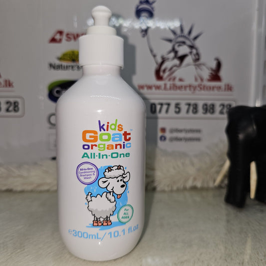 Goat Soap Australia Organic Kids 2-in-1 Shampoo & Body Wash 300ml