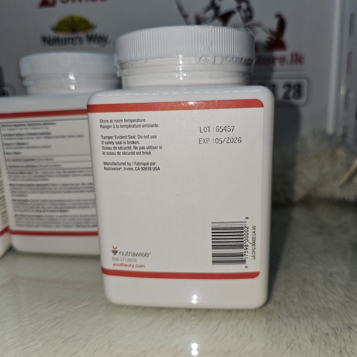 Youtheory Collagen Powder with Vitamin C &amp; Biotin 231g