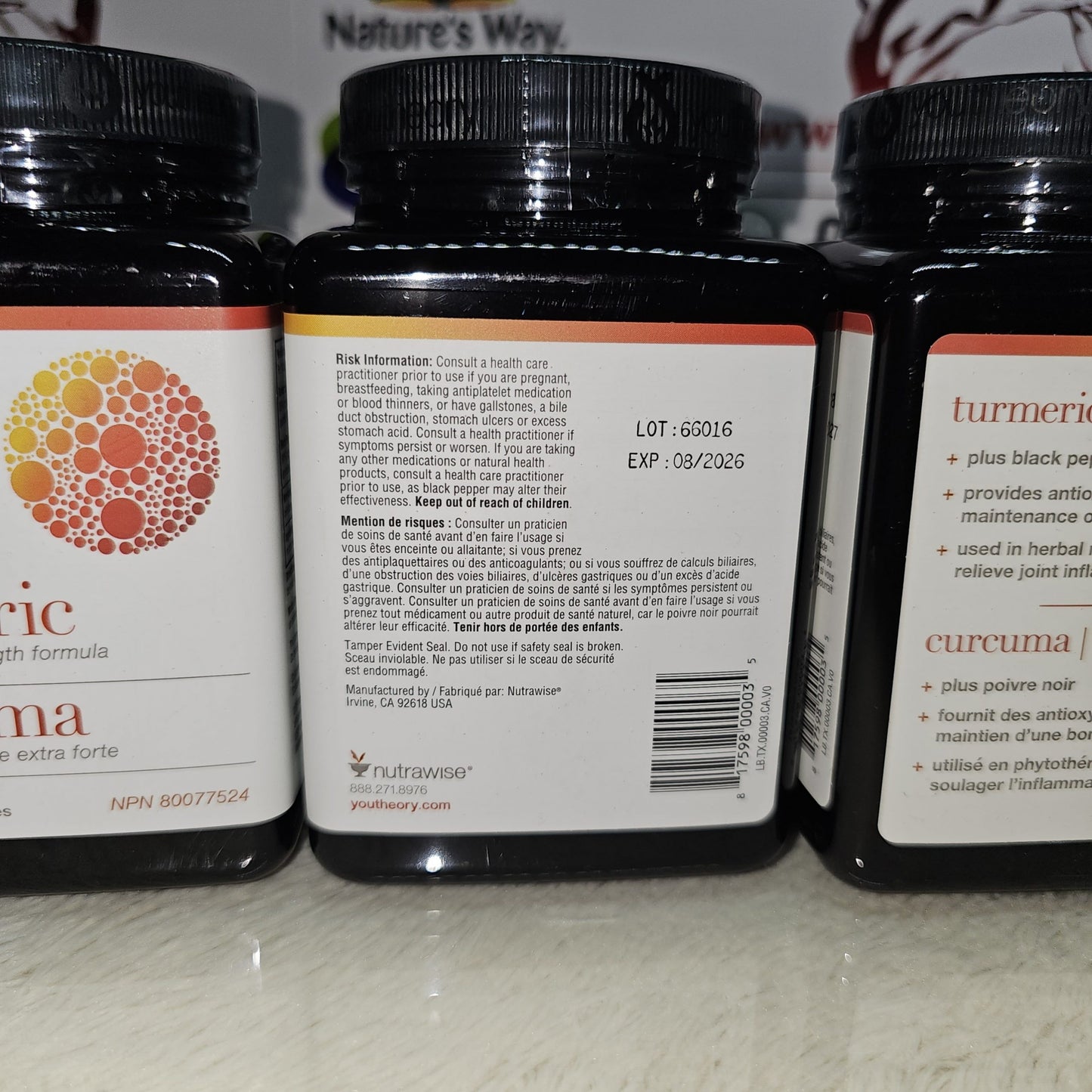 Youtheory Turmeric Extra Strength 45 Veg Capsules