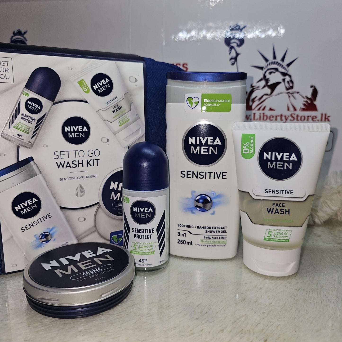 NIVEA Men Set To Go Wash Gift Set