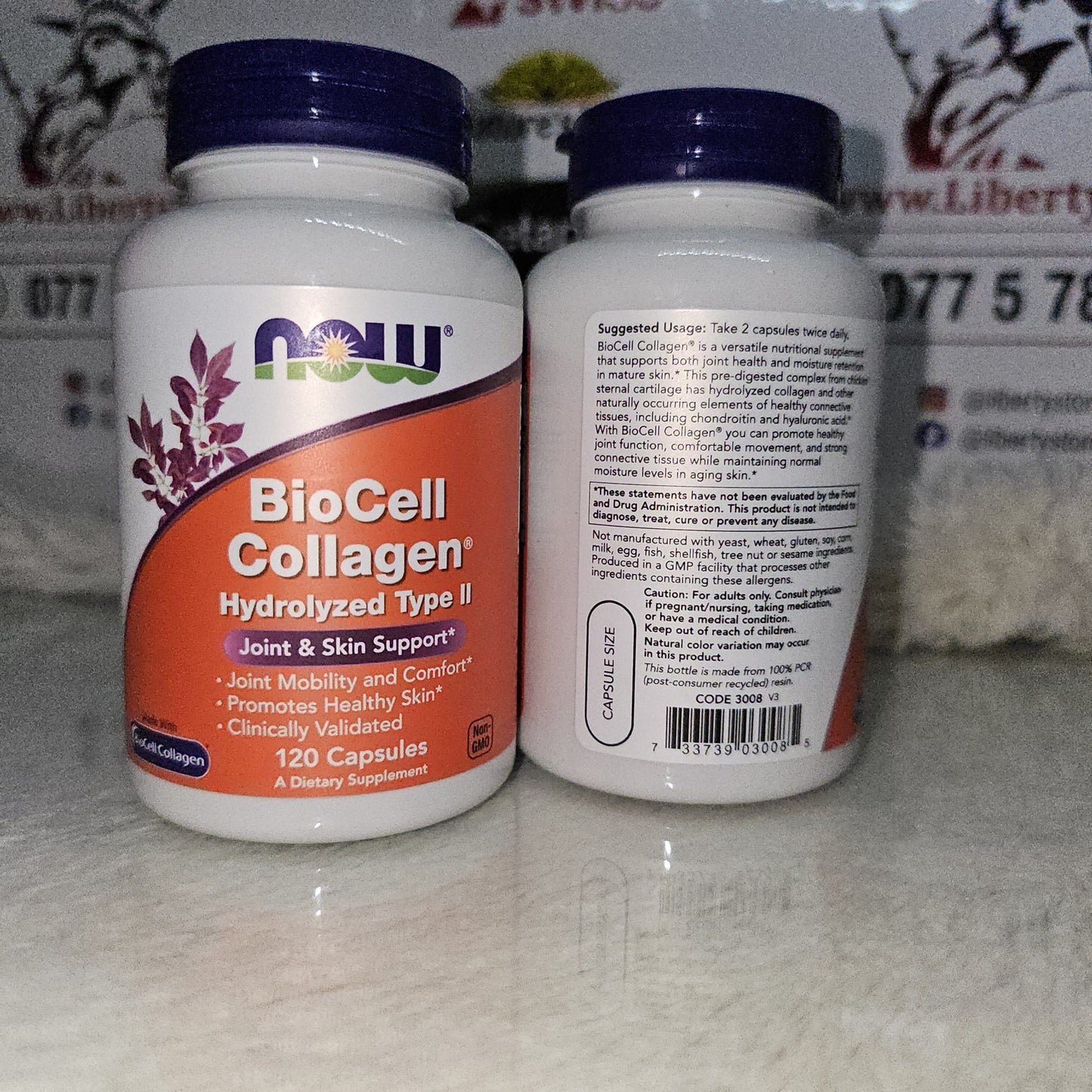 NOW Foods Bio Cell Collagen® – 120 Veg Capsules