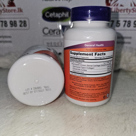 NOW Foods Bio Cell Collagen® – 120 Veg Capsules