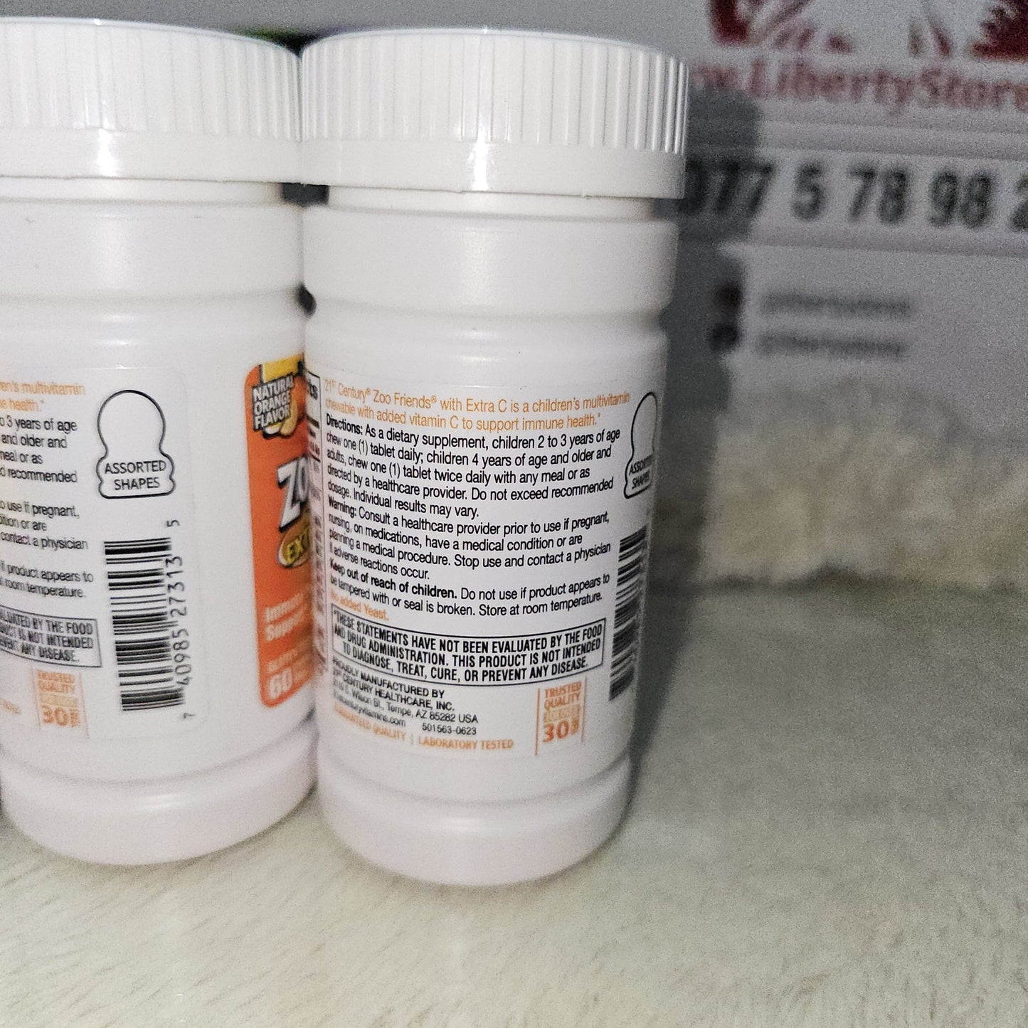 21st Century Zoo Friends Extra C Chewable Tablets (60)