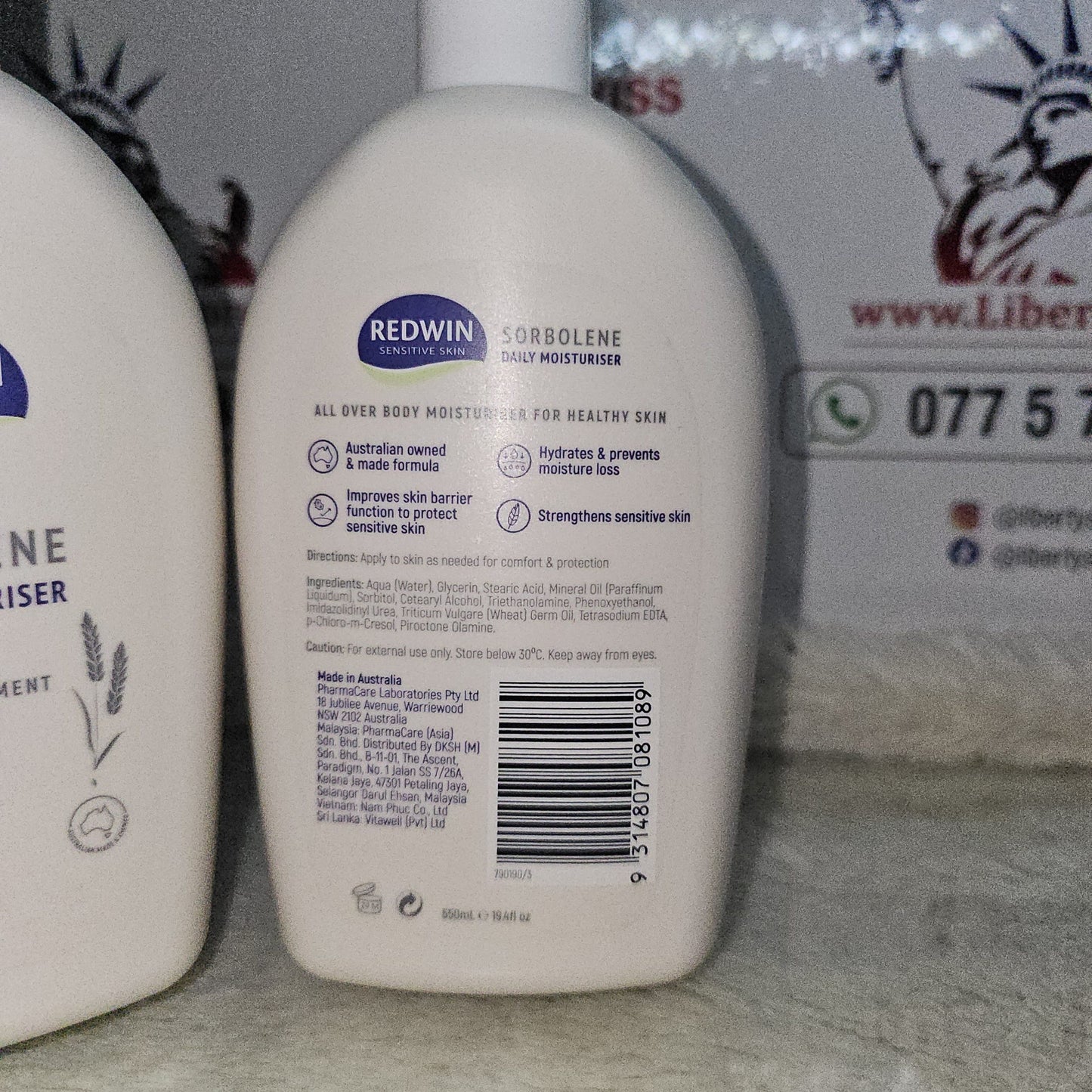 Redwin Sorbolene Moisturiser
