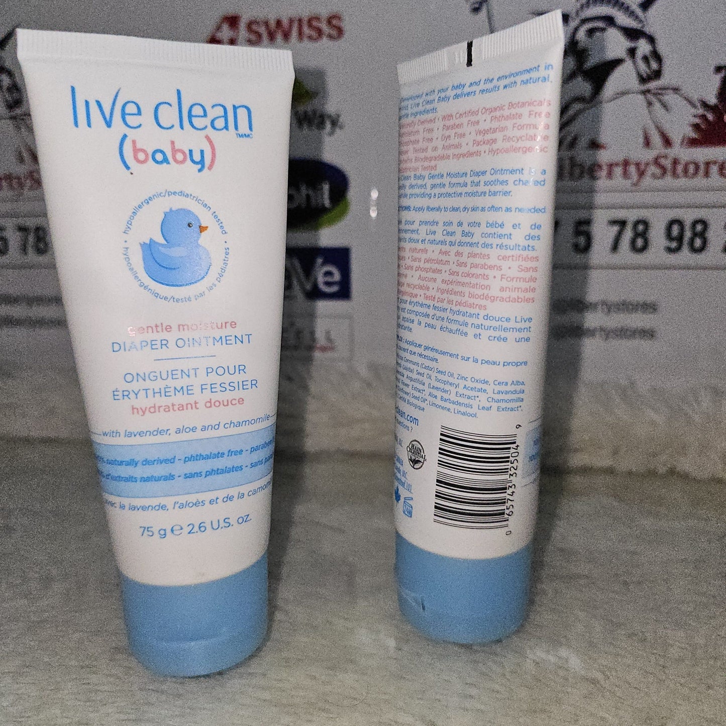 Live Clean Baby Soothing Oatmeal Diaper Ointment 75g