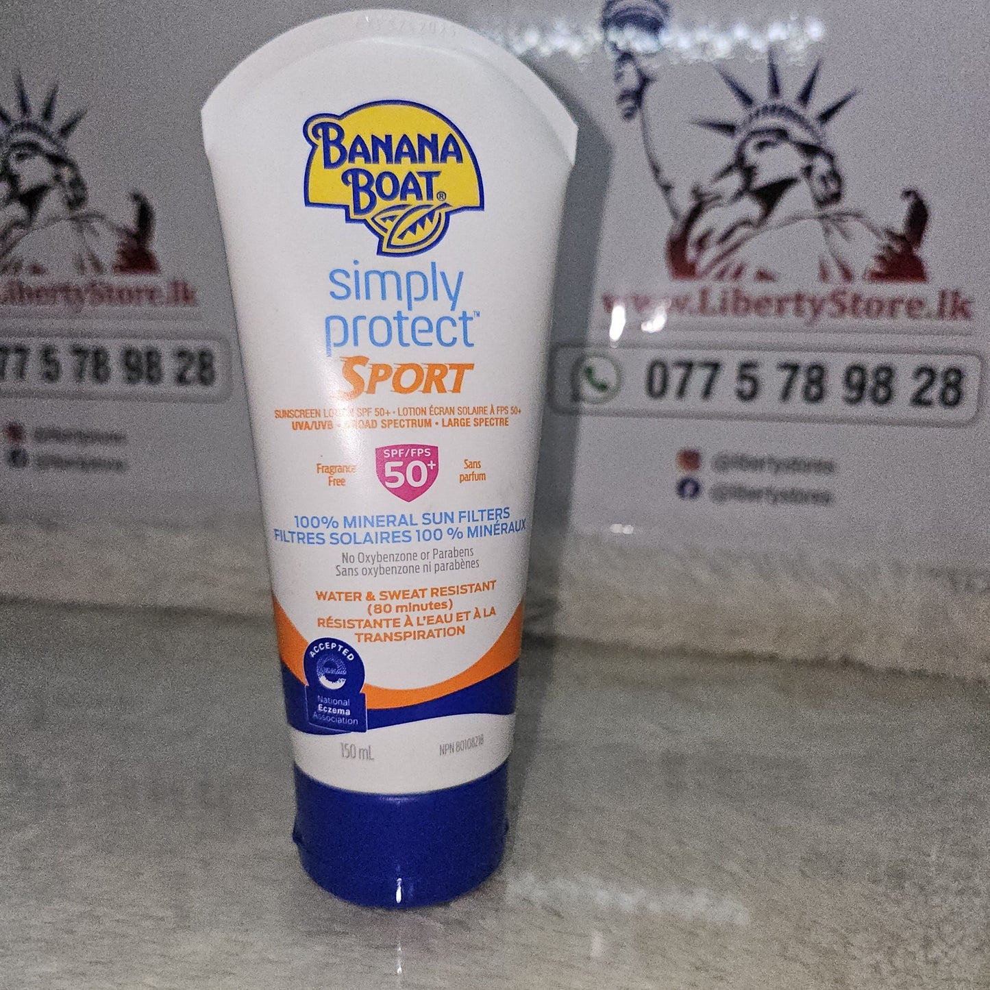 Banana Boat Simply Protect Sport Sunscreen SPF50 Lotion 6oz