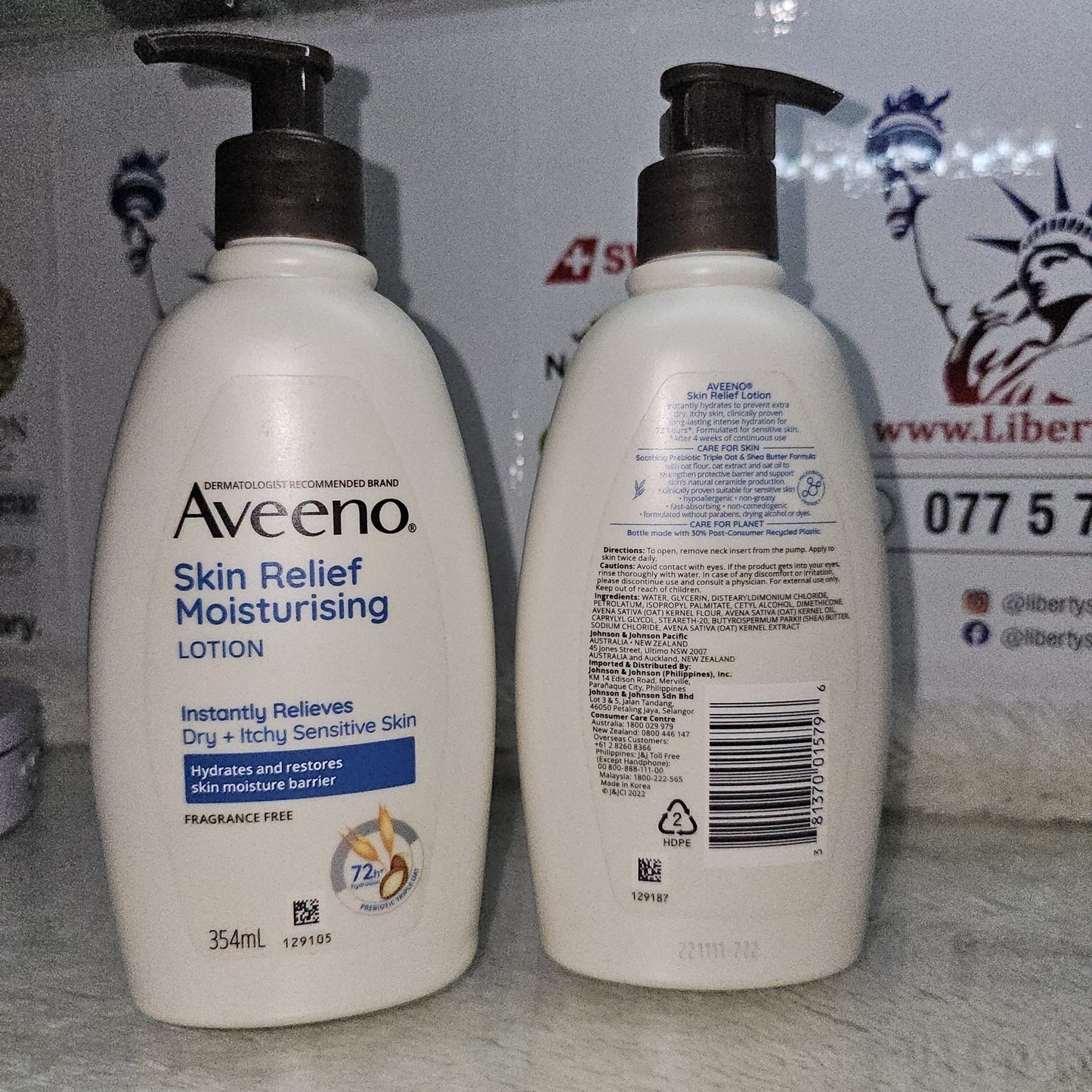 Aveeno Skin Relief 24H Moisturizing Lotion with Shea Butter (354ml)