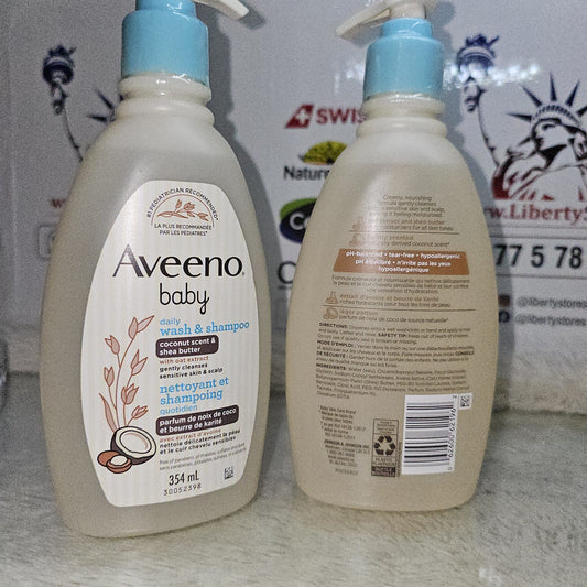 Aveeno Baby Coconut Wash &amp; Shampoo 354ml