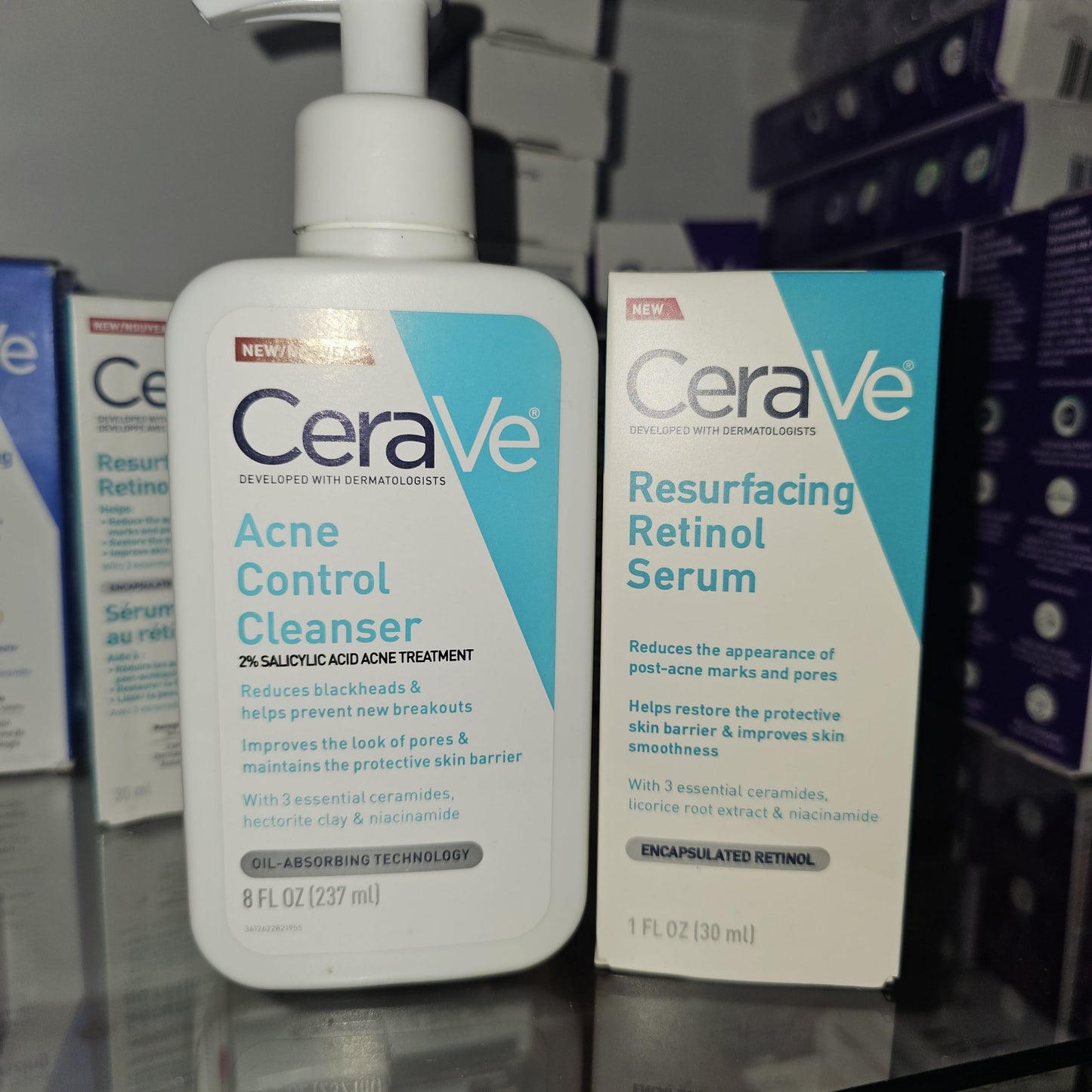 CeraVe Acne Control Cleanser & Pore Refining Duo