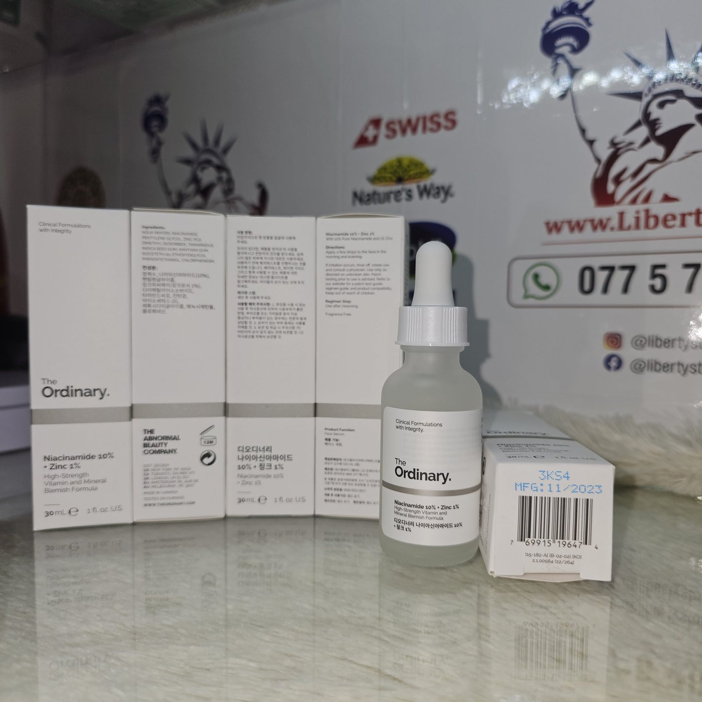 The Ordinary Niacinamide 10% + Zinc 1% Serum (30ml)