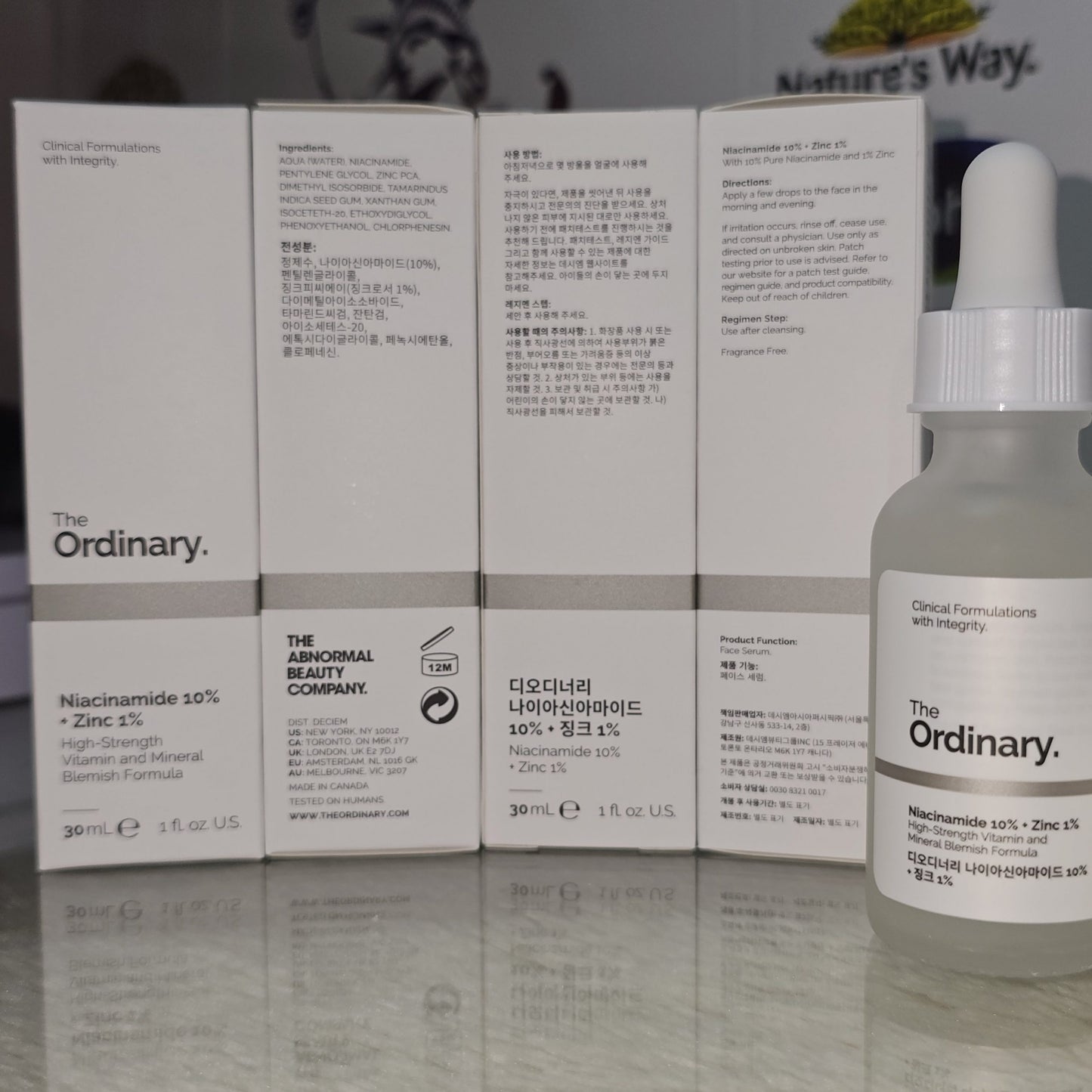 The Ordinary Niacinamide 10% + Zinc 1% Serum (30ml)