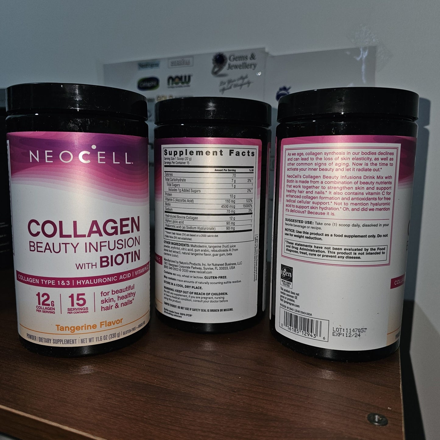 NeoCell Beauty Infusion Drink Mix – Tangerine Twist (330g)