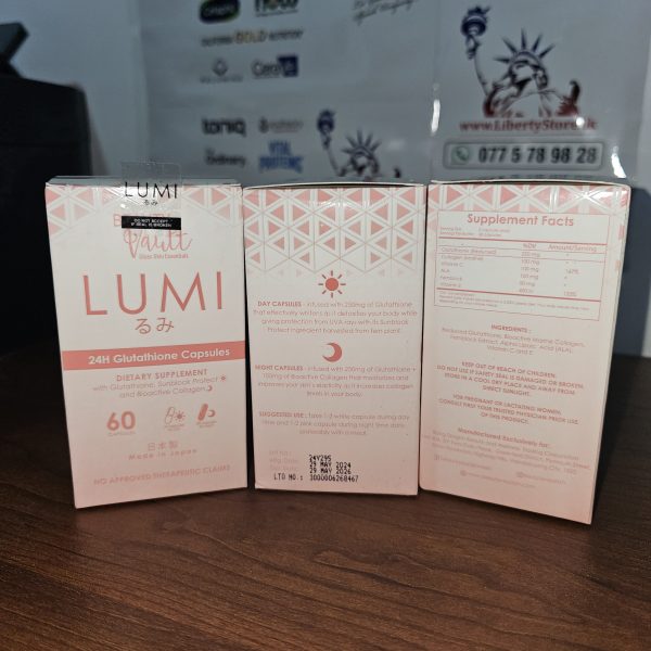 ( Discounted Product ) Lumi 24H Glutathione 60 Capsules – Beauty Vault