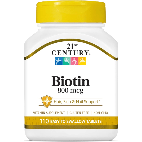 21st Century Biotin 800 mcg – 110 Tablets