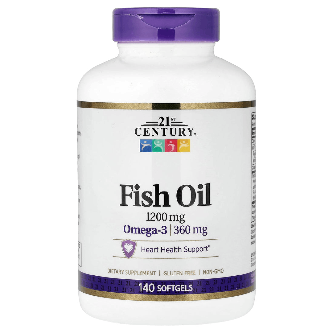 21st Century Fish Oil 1,200 mg – 140 Softgels