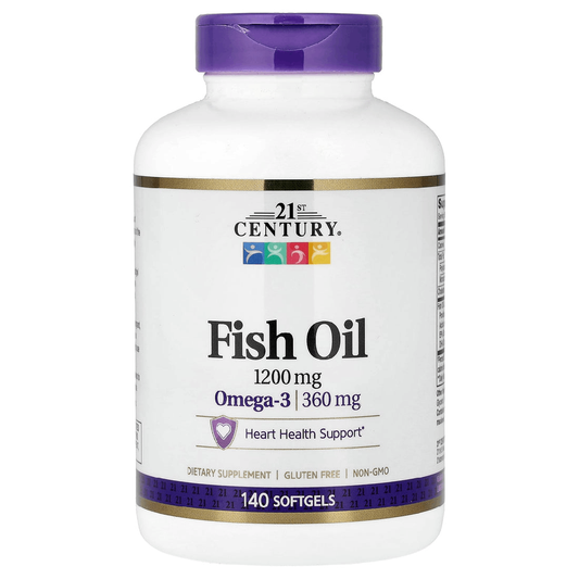 21st Century Fish Oil 1,200 mg – 140 Softgels