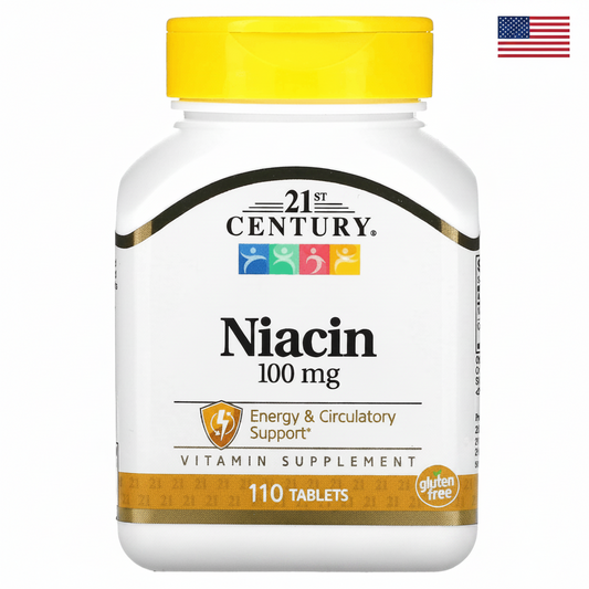 21st Century Niacin 100mg Tablets – 110 Count