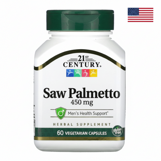 21st Century Saw Palmetto 450mg – 60 Veg Capsules