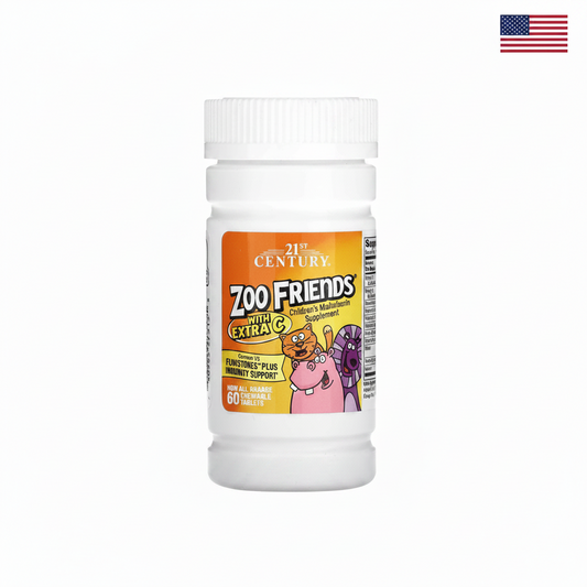 21st Century Zoo Friends Extra C Chewable Tablets (60)
