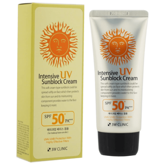 3W Clinic Intensive UV Sunblock Cream SPF50+ PA+++ 70ml